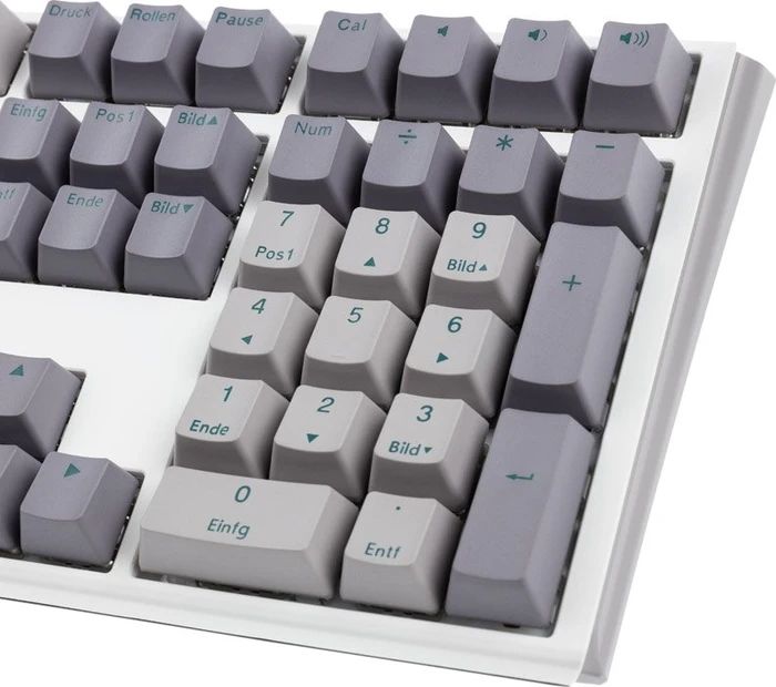 Ducky One 3 Mist Grey PBT, LEDs RGB, MX RGB RED, USB, DE