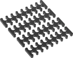 Alphacool Eiskamm X16 Kabelkamm 3mm, schwarz, 4er-Pack