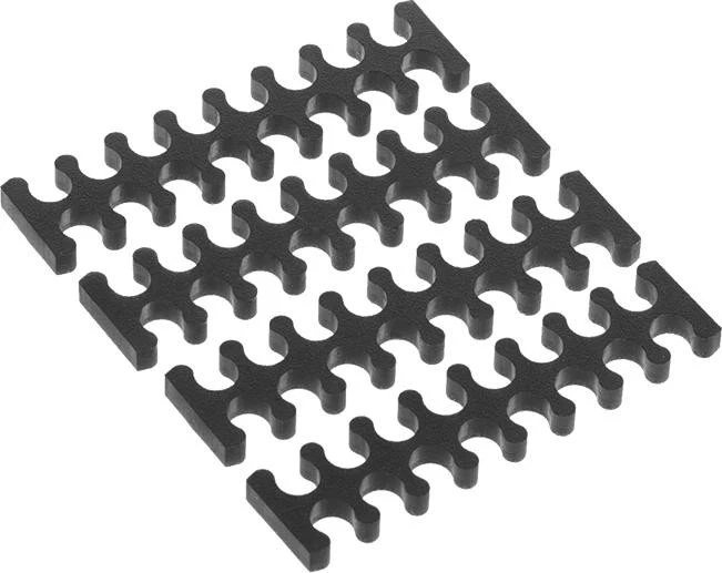 Alphacool Eiskamm X16 Kabelkamm 3mm, schwarz, 4er-Pack
