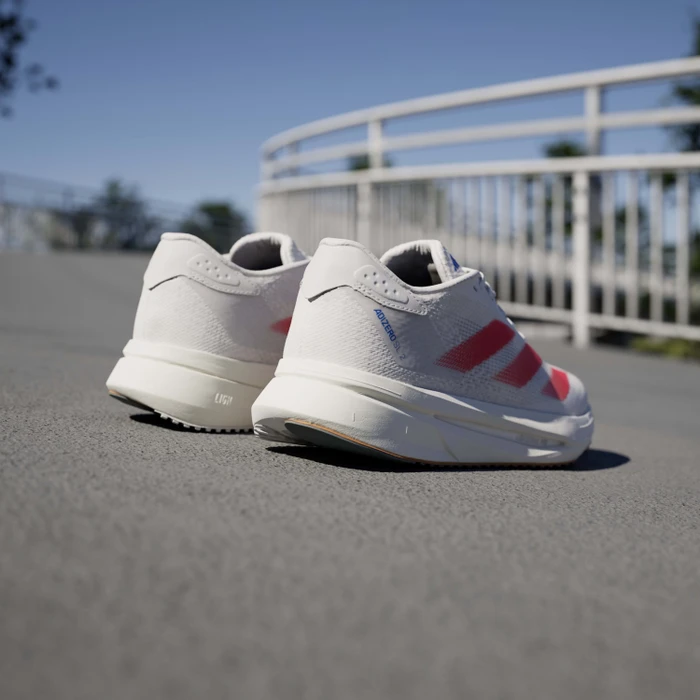 adidas Adizero SL2 cloud white/pure ruby/royal blue (Damen)