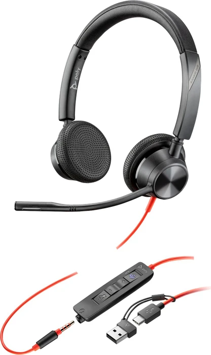 Poly Blackwire 3325, Microsoft, USB-C/A
