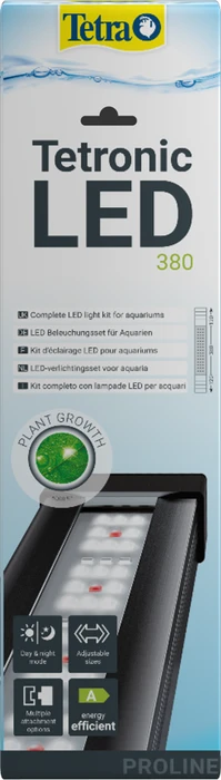 Tetra Tetronic LED ProLine 380, Vollspektrumleuchte mit Nachtlicht-Modus, 380-620mm, blau/rot/weiß, 10W