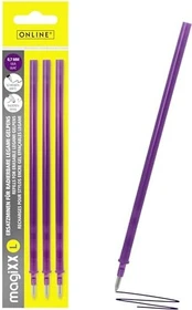 ONLINE magiXX L Refill Gel-Mine 0.7mm violett, 3er-Set