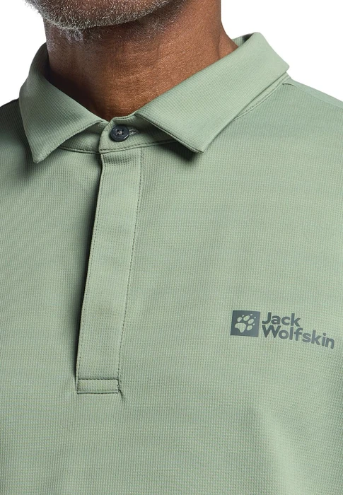 Jack Wolfskin Delgami Poloshirt kurzarm eucalyptus (Herren)