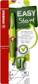STABILO EASYergo Druckbleistift HB 3.15mm graphit, grün, Rechtshänder, Anspitzer