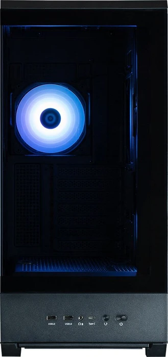 Zalman P50 DS Black, Glasfenster