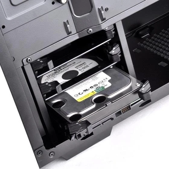 SilverStone Redline Series RL06 PRO schwarz/rot, Acrylfenster