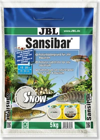 JBL Sansibar SNOW Bodengrund für Süßwasser und Meerwasser-Aquarien, 5kg