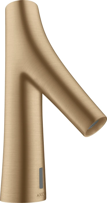 Hansgrohe Axor Starck Organic elektrische Waschbeckenarmatur mit Temperaturvoreinstellung und Netzanschluss brushed bronze