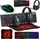 Orzly RX250 4in1 PC Gaming Essential Pack, Tastatur, Headset, Maus und Mousepad, USB, UK