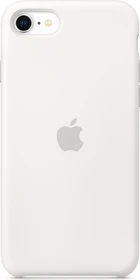 Apple Silikon Case für iPhone SE (2020) weiß
