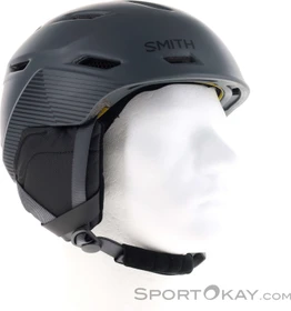 Smith Mission MIPS Helm matte slate stripes