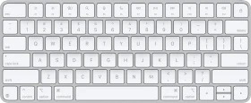 Apple Magic Keyboard (USB-C), weiß/silber, USB/Bluetooth, US