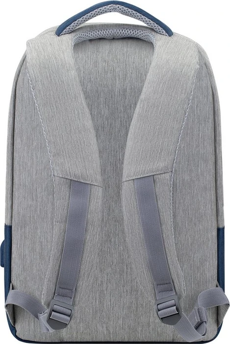 RivaCase 7562 Prater anti-theft Laptop Rucksack 15.6", grau/dunkelblau