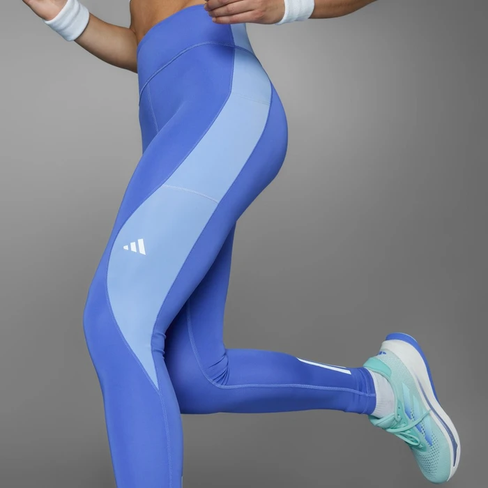 adidas Own the Run Colorblock Full-Length Laufhose lang semi cobalt blue/blue spark (Damen)