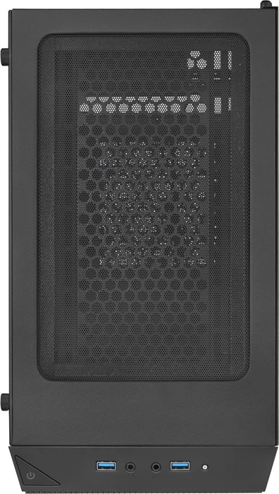 SilverStone Precision PS15, schwarz, Lüfter LED RGB, Glasfenster