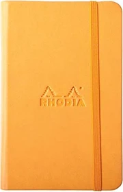 Rhodia Rhodiarama Notizbuch, A6, glatt, Hardcover, orange, 96 Blatt
