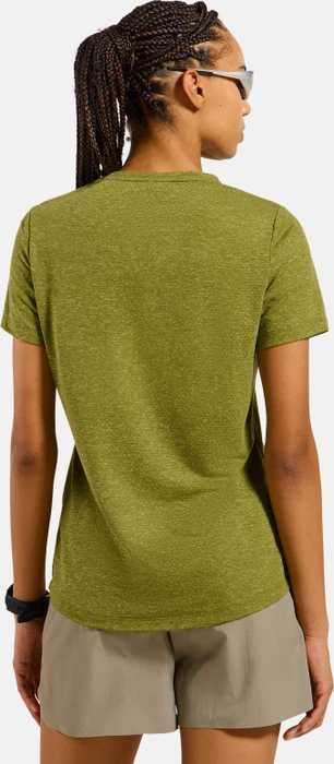 Odlo Active 365 Linencool Funktionsshirt kurzarm guacamole melange (Damen)