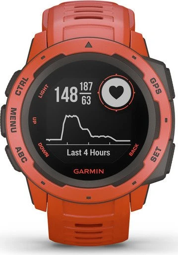 Garmin Instinct red/slate grey