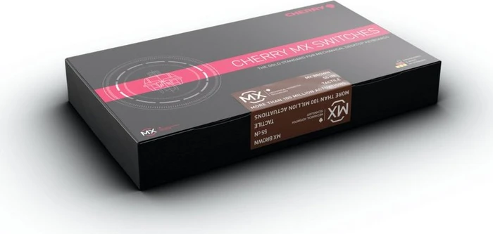 Cherry MX RGB BROWN Switch Kit, MX RGB BROWN 100Mio Switch Set, MX1A, 23er-Pack
