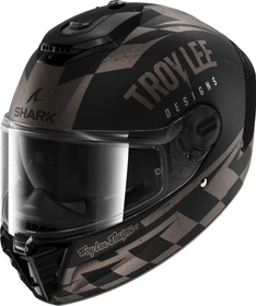 Shark Spartan RS Raceshop Troy Lee matt schwarz/grau