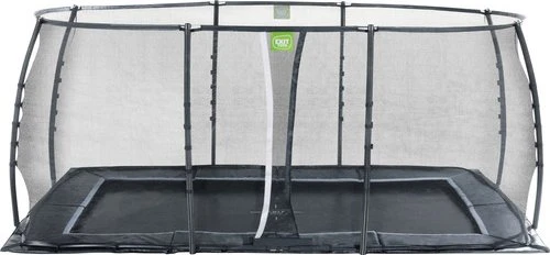 Exit Toys Dynamic mit Sicherheitsnetz 305x519cm Bodentrampolin schwarz