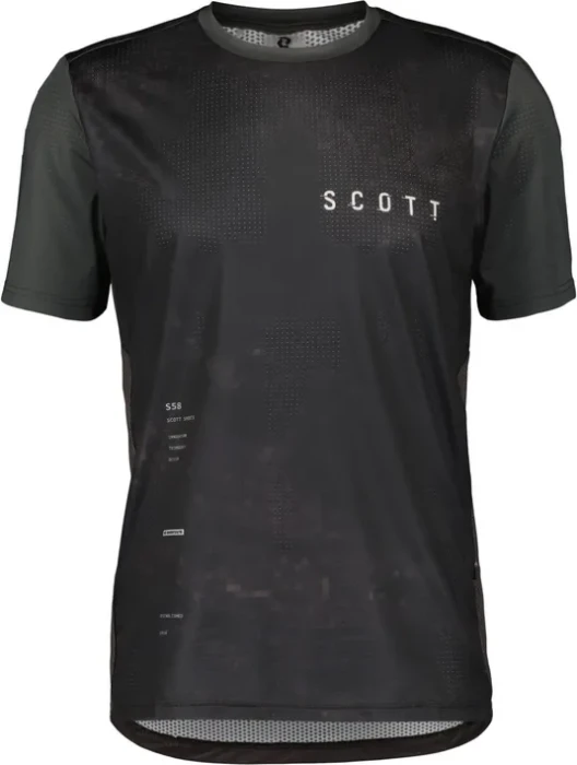 Scott Trail Vertic Trikot kurzarm black/dark grey (Herren)