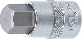 BGS technic Innensechskant Steckschlüssel 1/2", 19x55mm