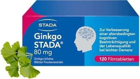 Stada Ginkgo Stada 80mg Filmtabletten, 120 Stück