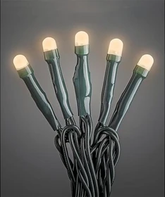 Konstsmide Micro Lichterkette grün LED 10x bernstein
