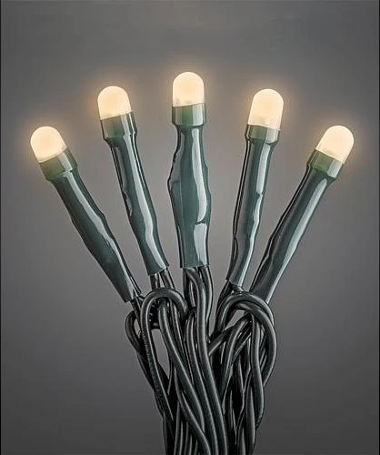 Konstsmide Micro Lichterkette grün LED 10x bernstein