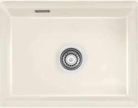 systemceram Kara 50 U/g Unterbau Becken mittig magnolie