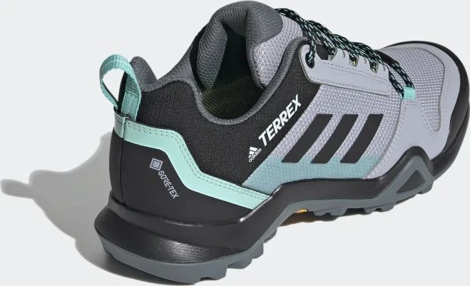 adidas Terrex AX3 GTX halo silver/core black/acid mint (Damen)