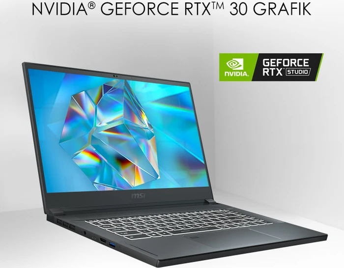 MSI Creator 15 469-A10UH, Carbon Gray, Core i7-10870H, 32GB RAM, 1.02TB SSD, GeForce RTX 3080, DE