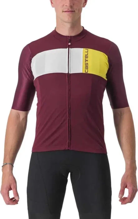 Castelli Prologo 7 Trikot kurzarm bordeaux/ivory/passion fruit (Herren)