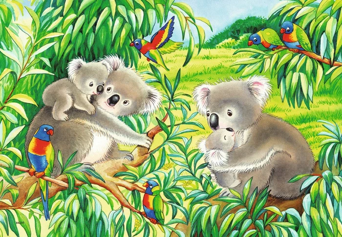 Ravensburger Puzzle Süße Koalas und Pandas