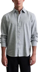 Marc O'Polo Regular Bio-Baumwolle Leinen Hemd langarm multi/iris ink (Herren)