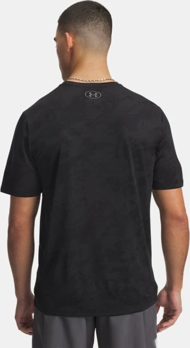 Under Armour Tech Vent Jacquard Funktionsshirt kurzarm black/anthracite/castlerock (Herren)