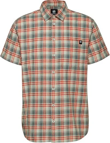 Mammut Trovat Summer Hemd kurzarm silver sage/mammut red (Herren)