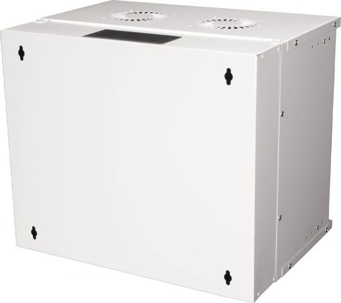 Equip Eco Mount 19" Wandgehäuse 9HE, Flatpack, Sicherheitsglastür, IP20, RAL 7035, 400mm tief