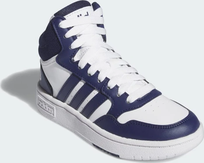 adidas Hoops Mid cloud white/dark blue (Junior)