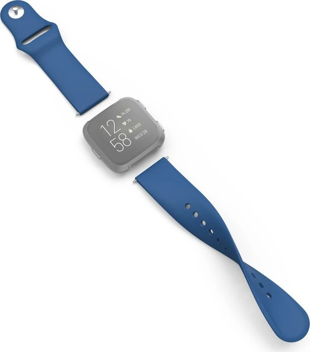 Hama Ersatzarmband für Versa 2 Silikon blau