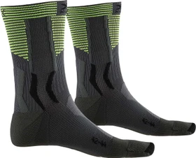 X-Bionic Bike Race Fahrradsocken charcoal/python yellow