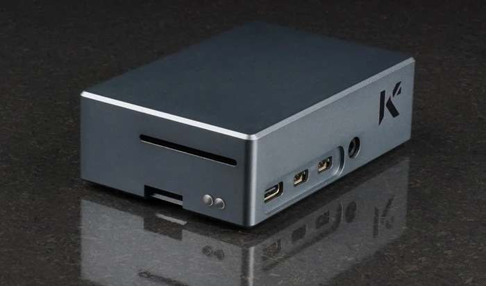 KKSB Heatsink Gehäuse für Raspberry Pi 4, grau