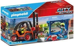 playmobil City Action Gabelstapler mit Fracht