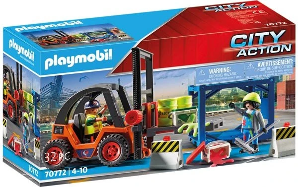 playmobil City Action Gabelstapler mit Fracht