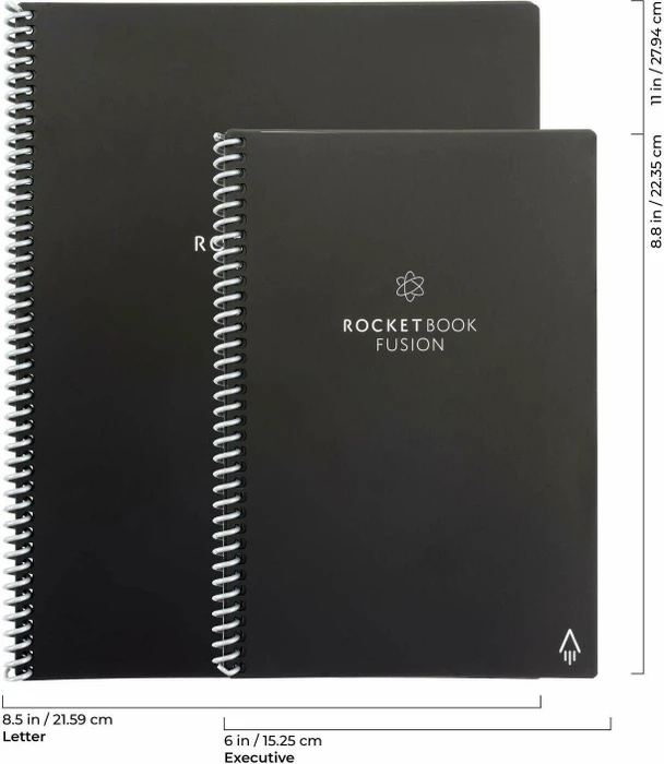 Rocket Innovations Rocketbook Fusion Executive A5, schwarz