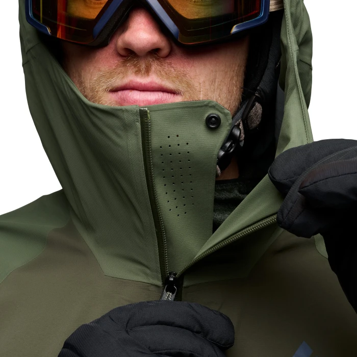 Black Diamond Recon LT Stretch Shell Skijacke tundra/dark moss (Herren)
