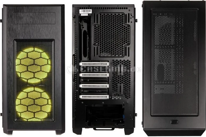 Phanteks Enthoo Pro M Tempered Glass Special Edition schwarz/weiß, Glasfenster