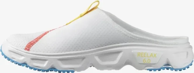Salomon Reelax Slide 6.0 white/transcend blue/lemon (Herren)